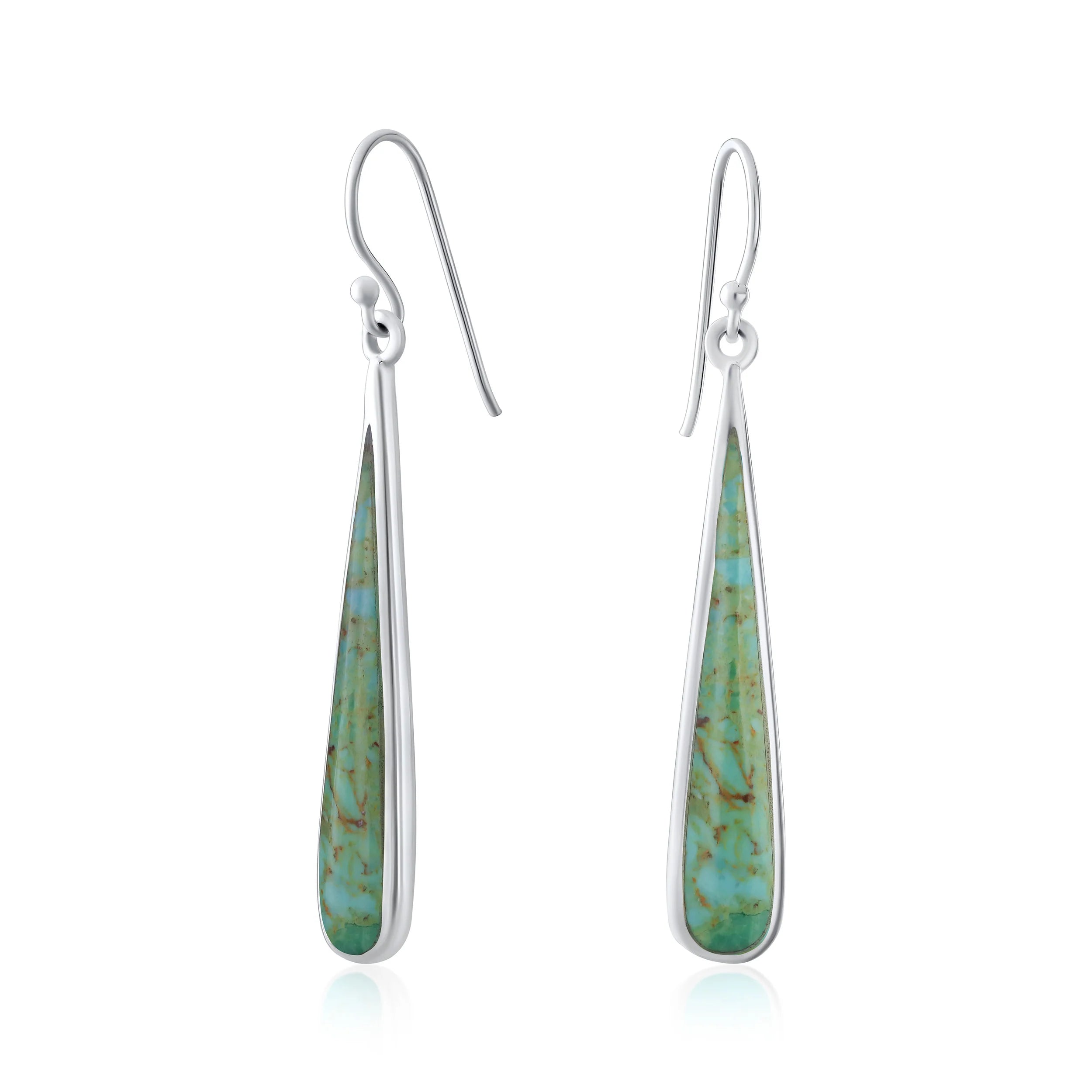 boho-gemstones-elongated-teardrop-dangle-western-earrings-.925-silver-1